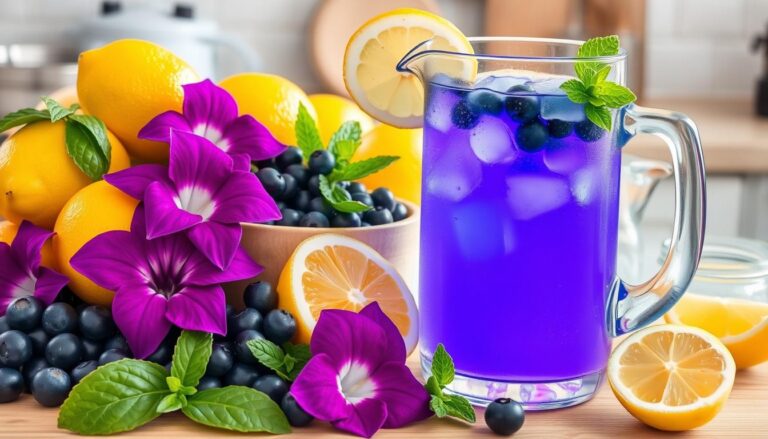 Simple Color-Changing Magic Lemonade (Blue Purple)