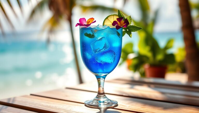 Sparkling Blue Mocktail: A Vibrant Non-Alcoholic Drink