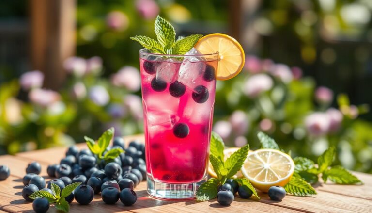 Blueberry Mocktail with Mint & Lime | Summer Drink Recipe